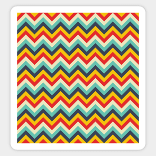 colored patterns (♥) Sticker